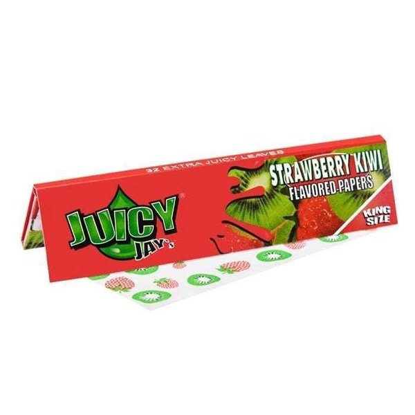 Juicy Jay`s Strawberry und Kiwi King Size Slim je 32 Blatt