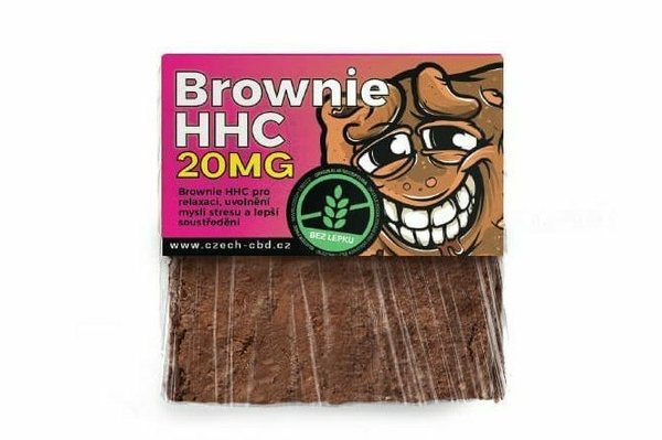 Czech CBD HHC Brownie glutenfrei, (20 mg)